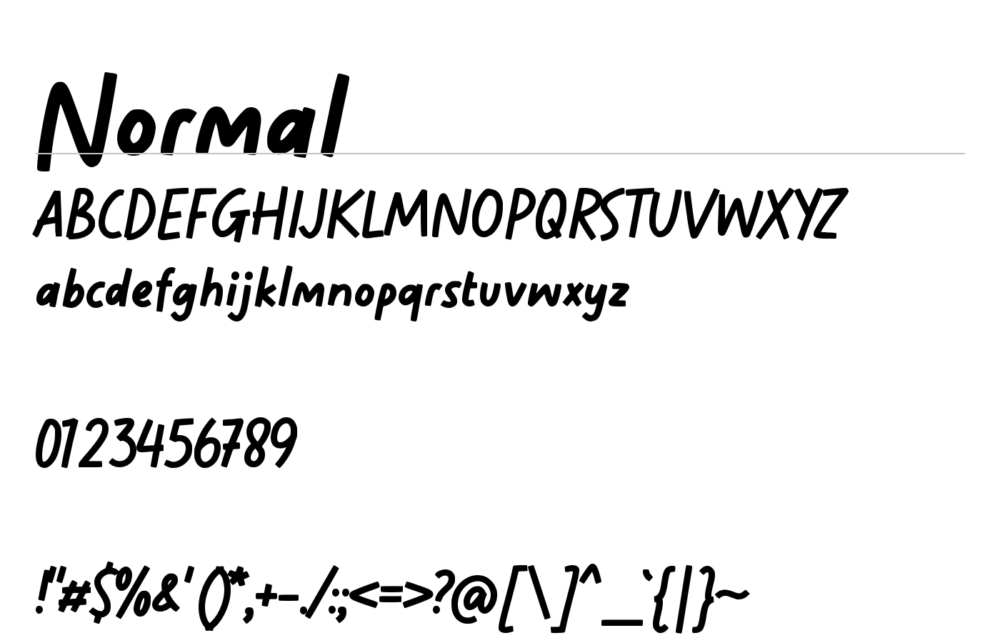 Mickeybow Font preview