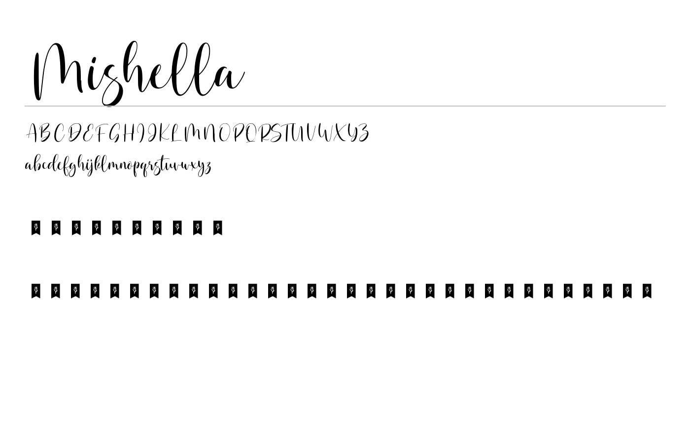 Mishella Font preview