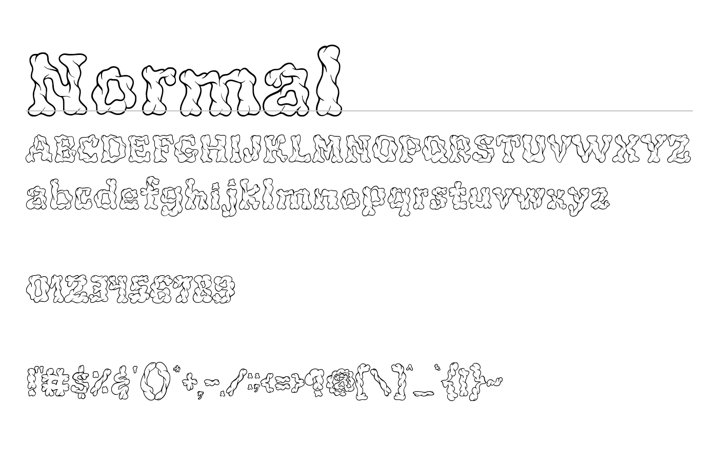 Misty Candy Font preview