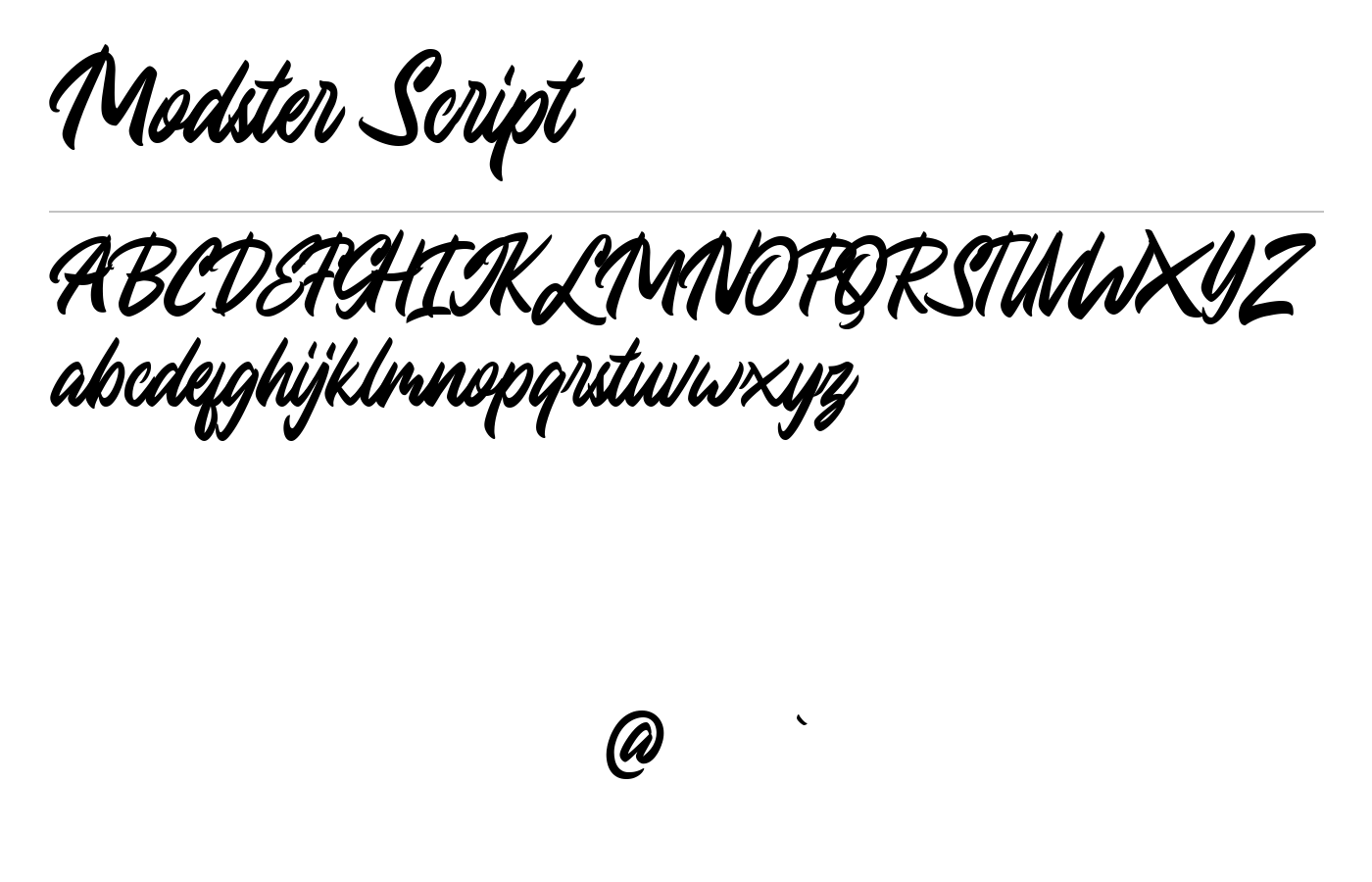 Modster Script Demo preview