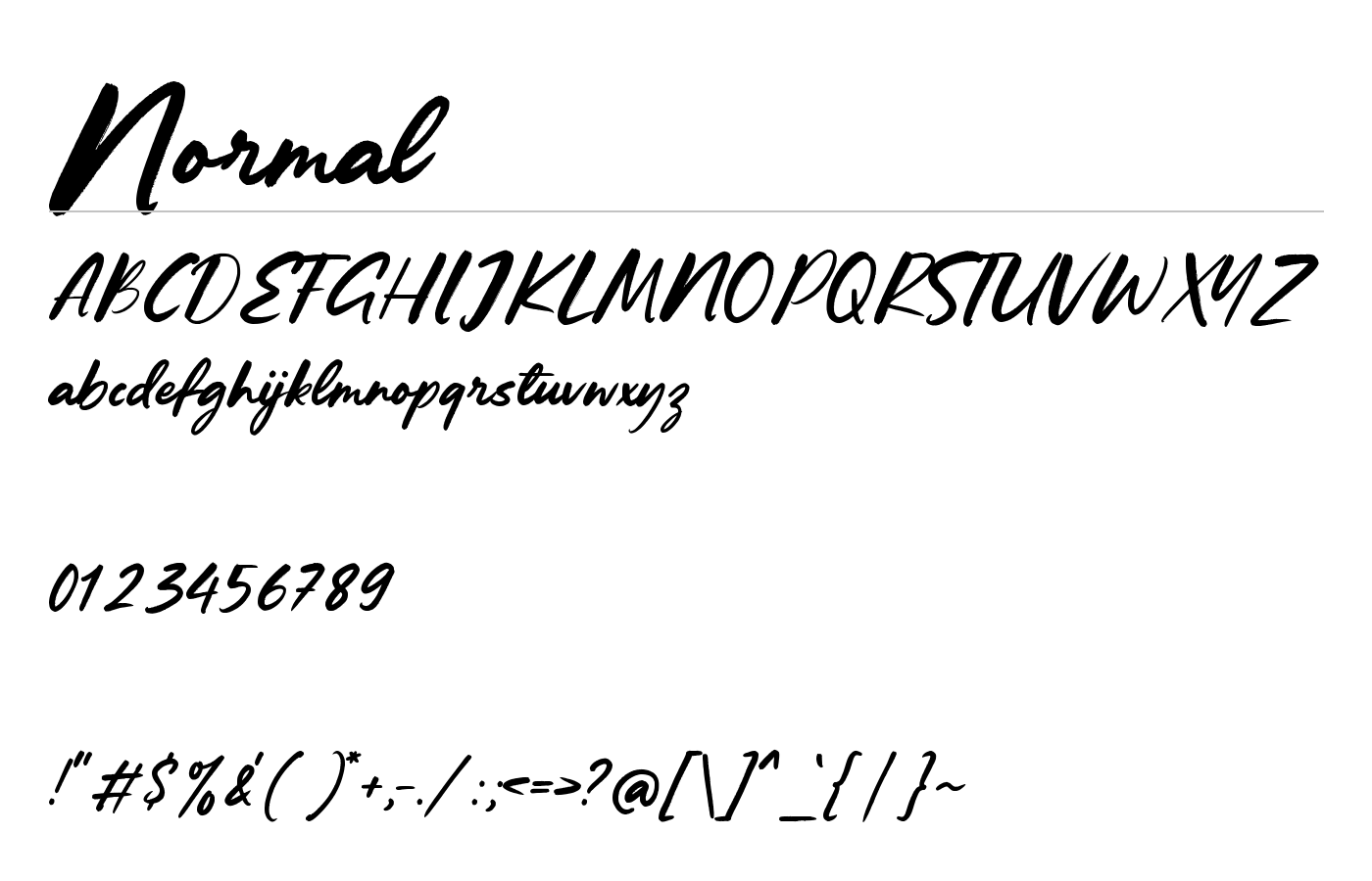 Montageway Font preview