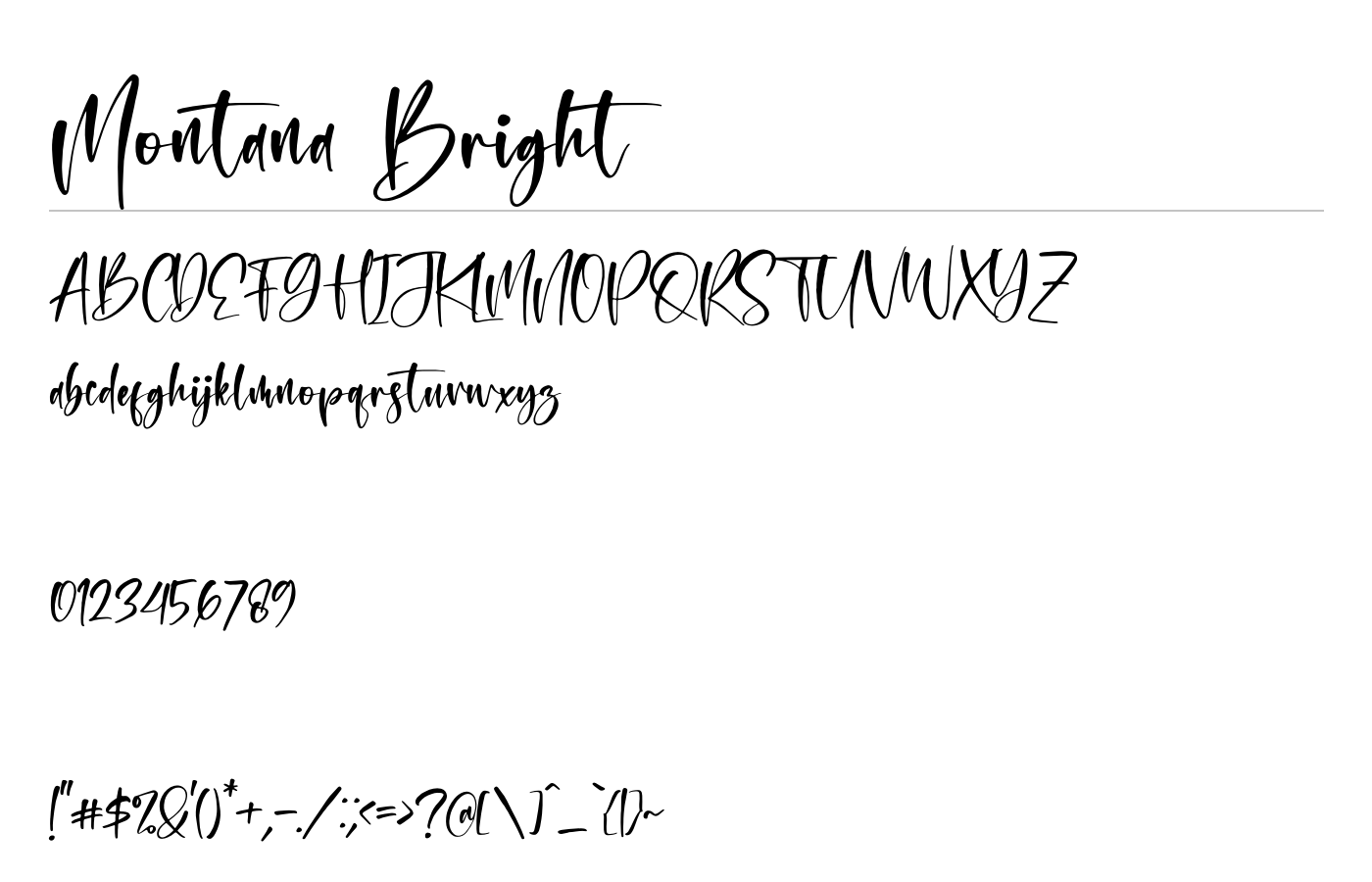 Montana Bright preview