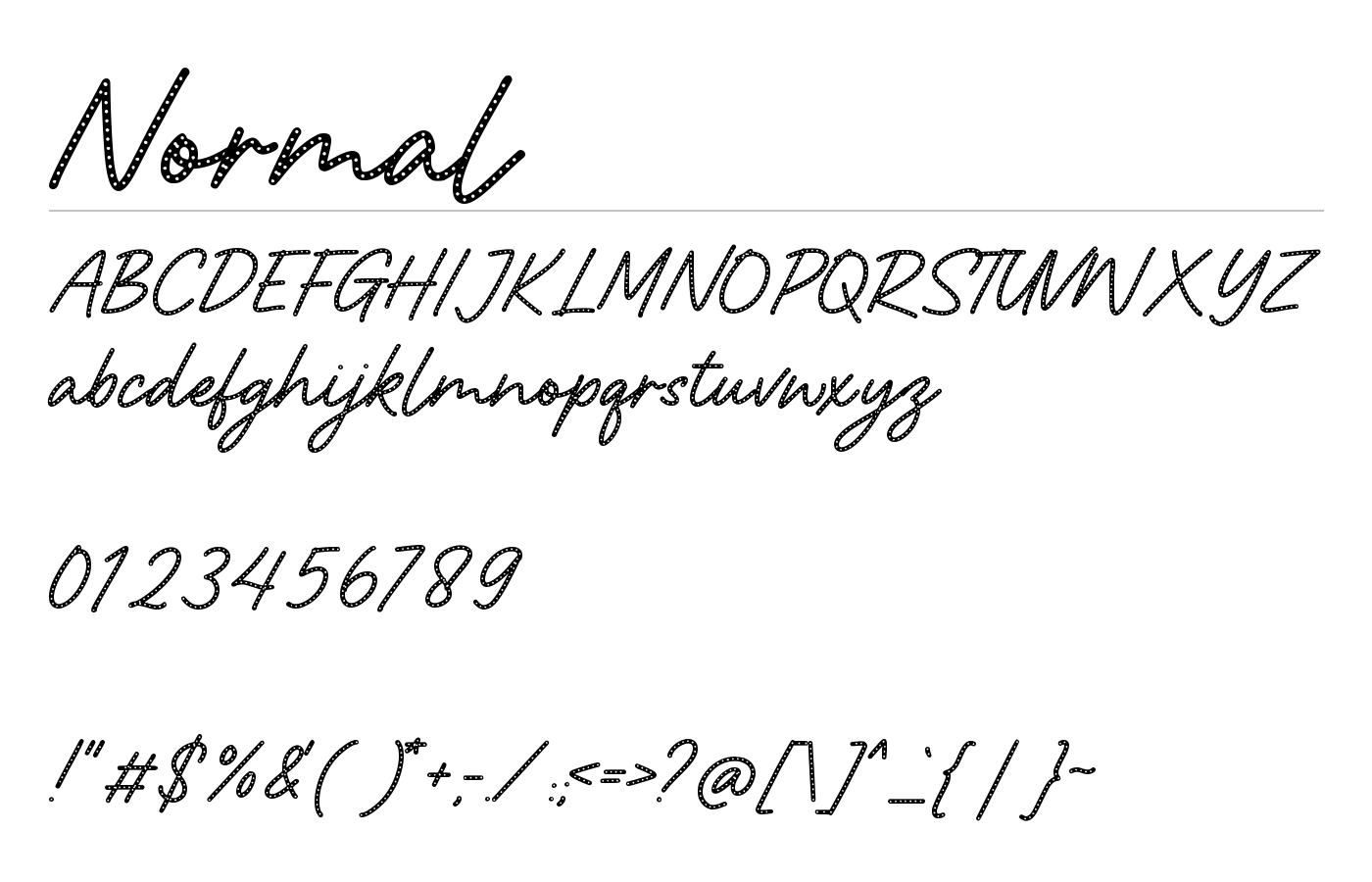Moomeecoco Font preview