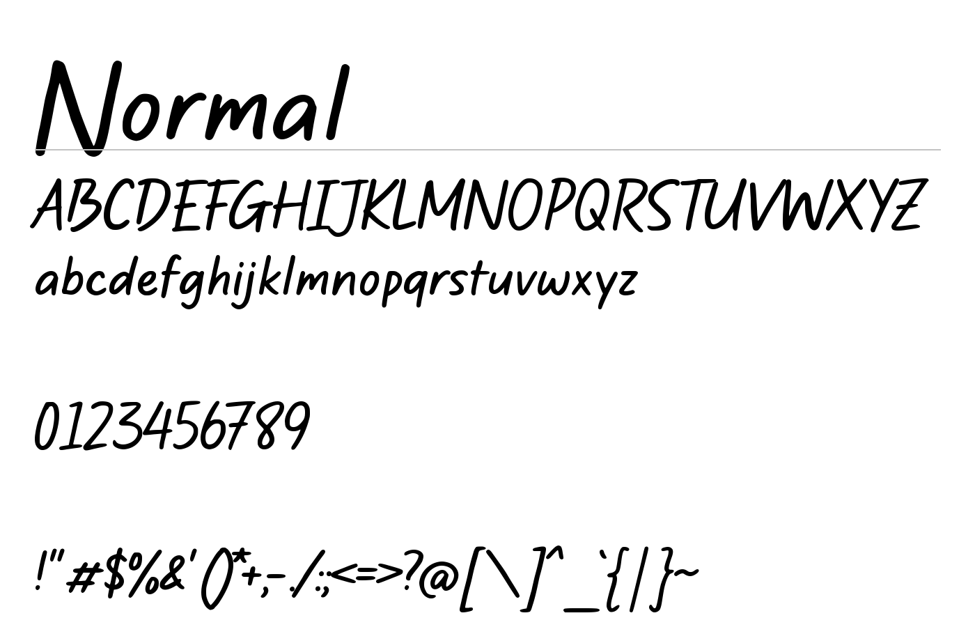 Moresticks Font preview