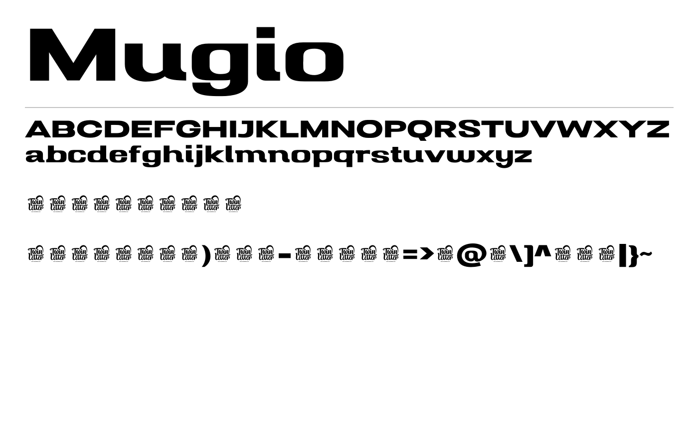 Mugio Font preview