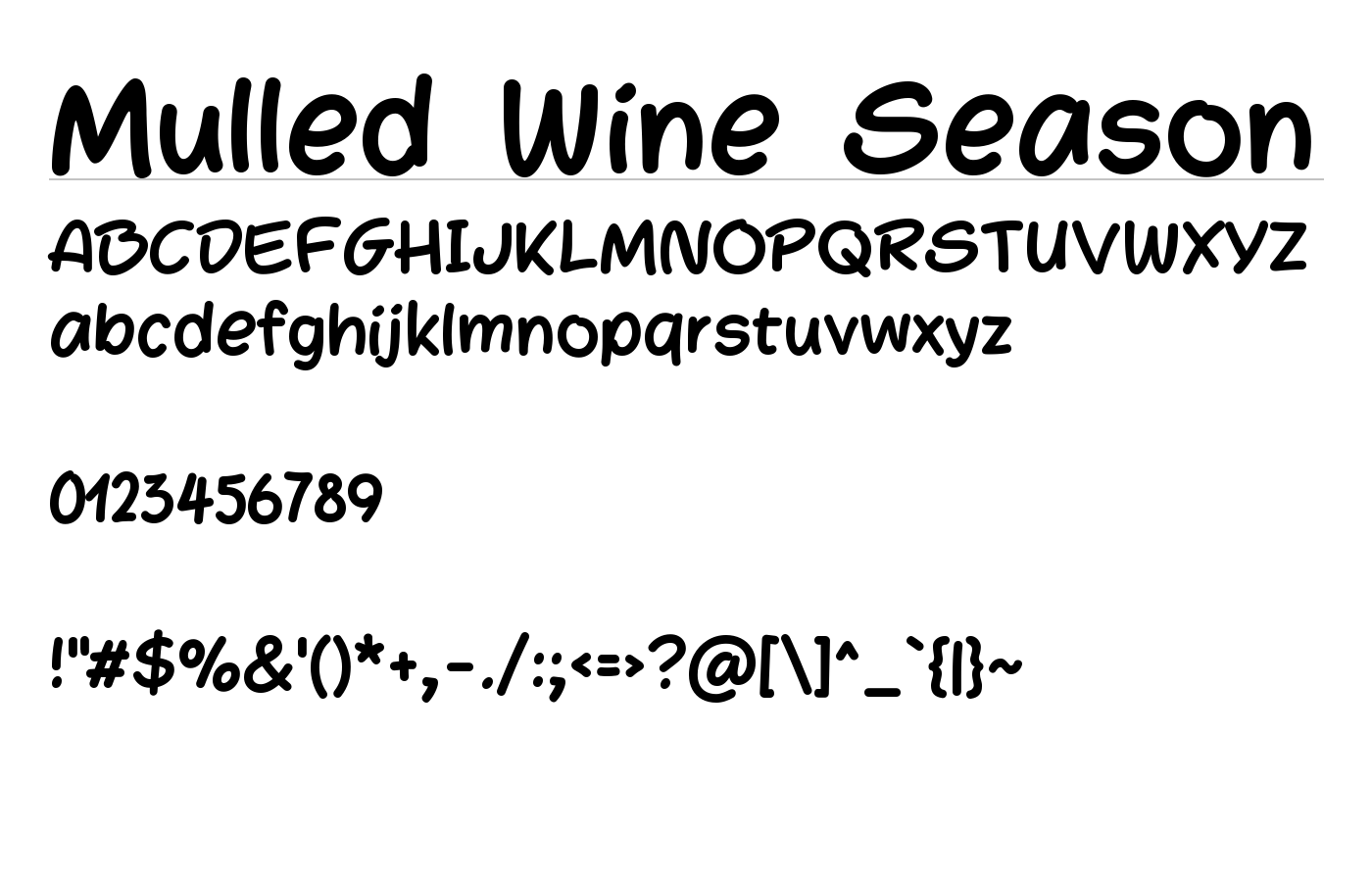 Mulled Wine Season preview