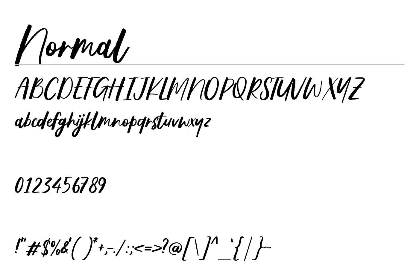 Musegrallty Font preview
