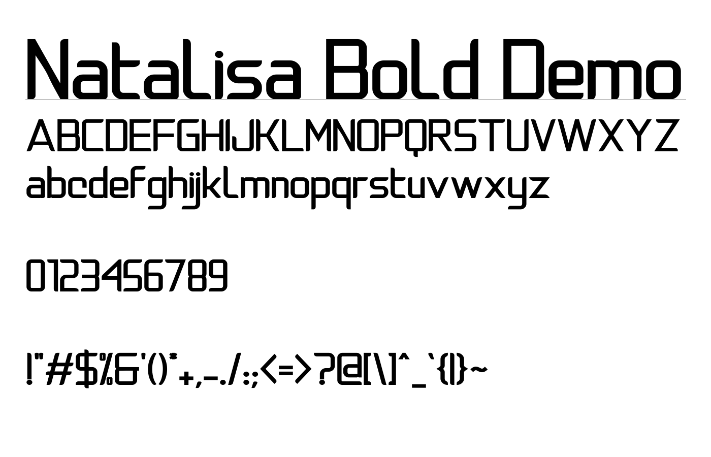 Natalisa Font preview