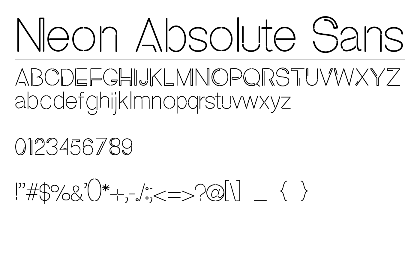 Neon Absolute Font Download for Free