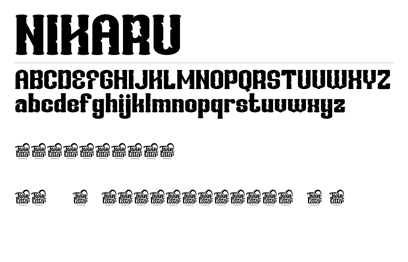 Nikaru Font preview