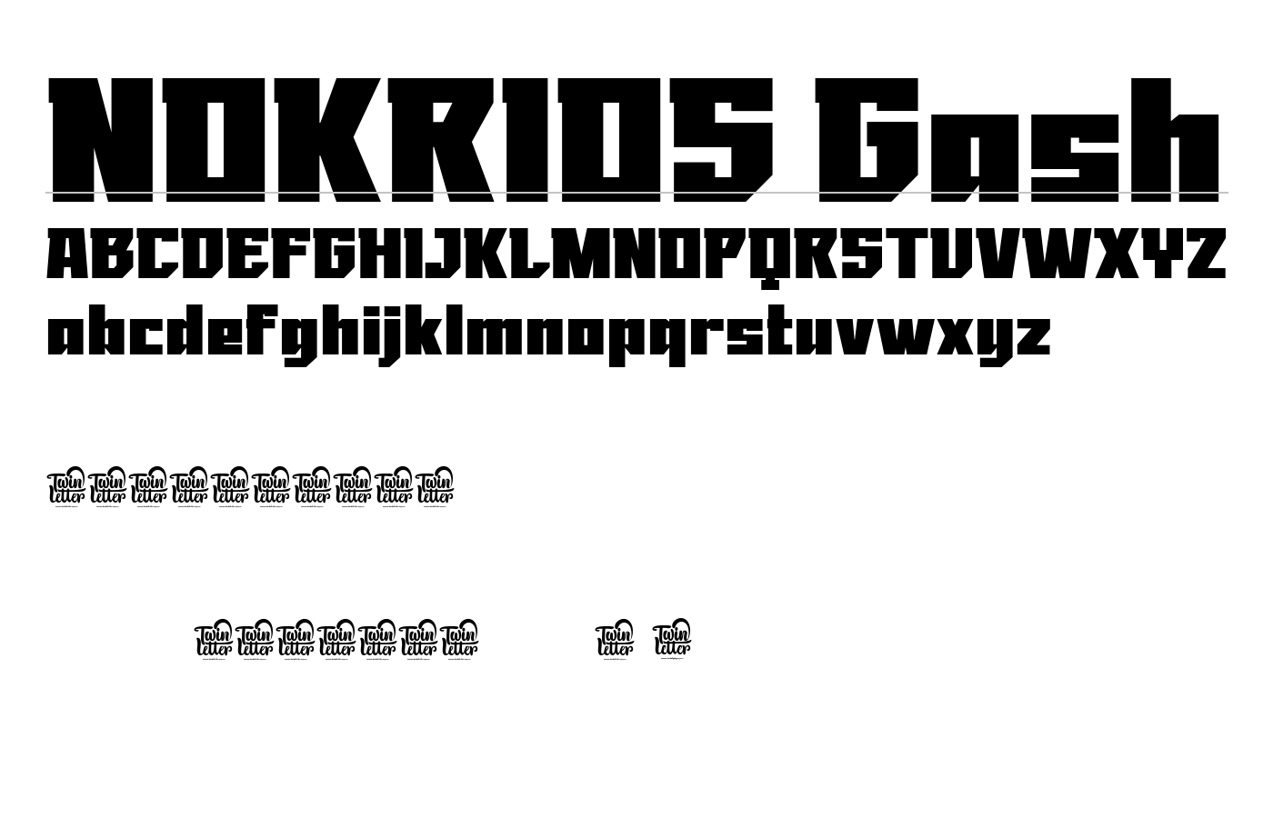 Nokrios Font preview