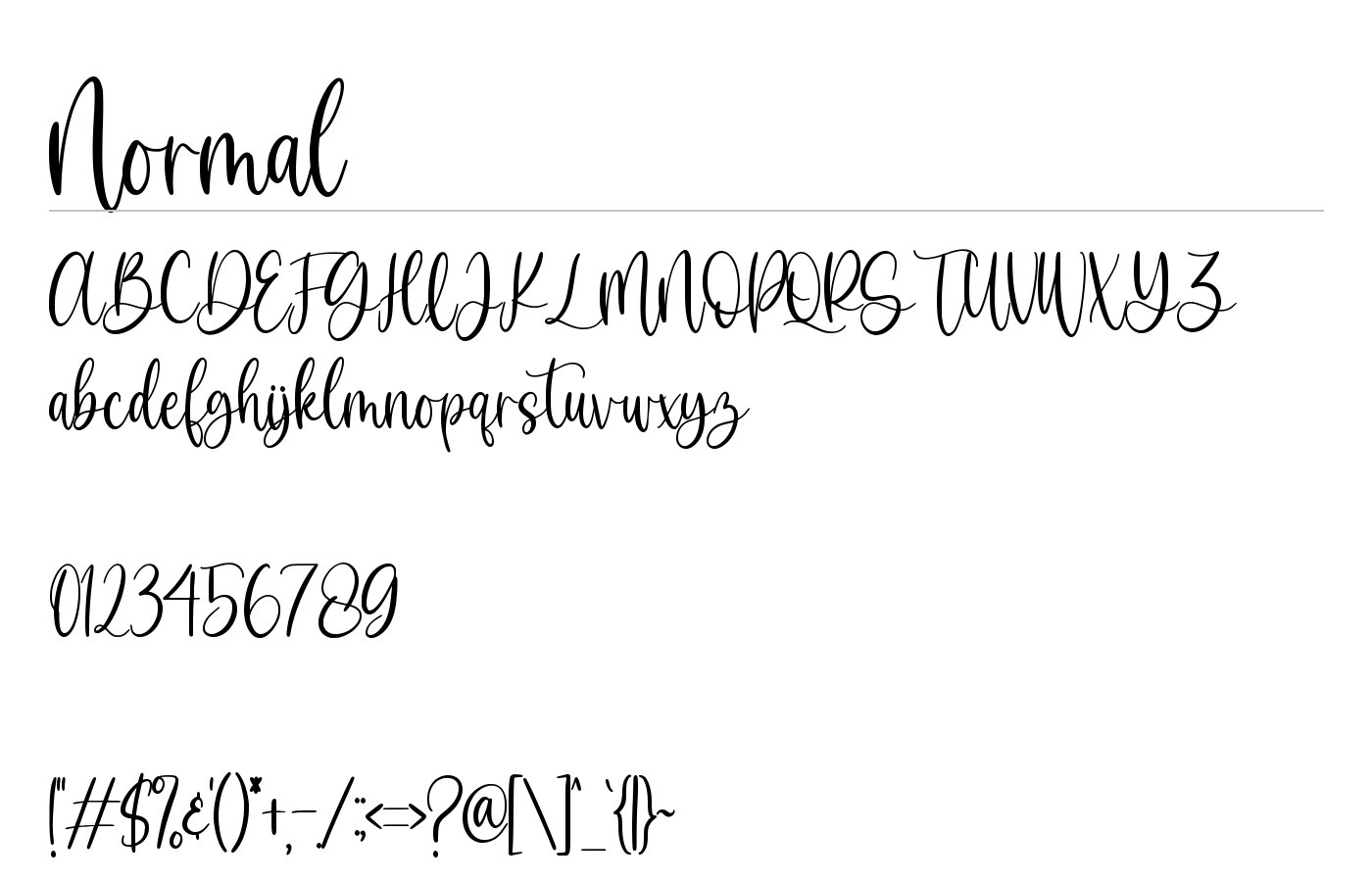 Ohmayblue Font preview