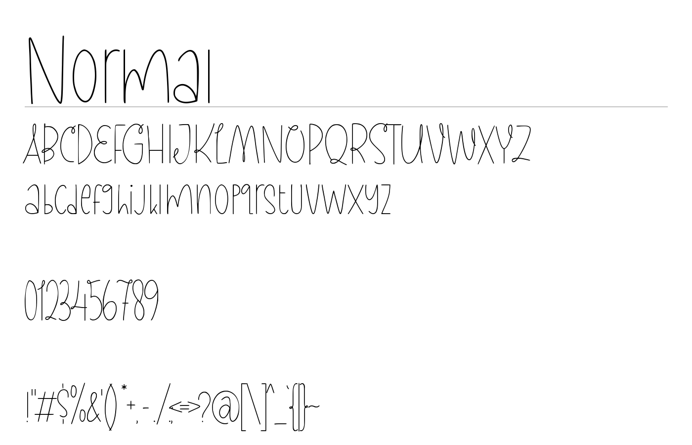 Photofarms Font preview