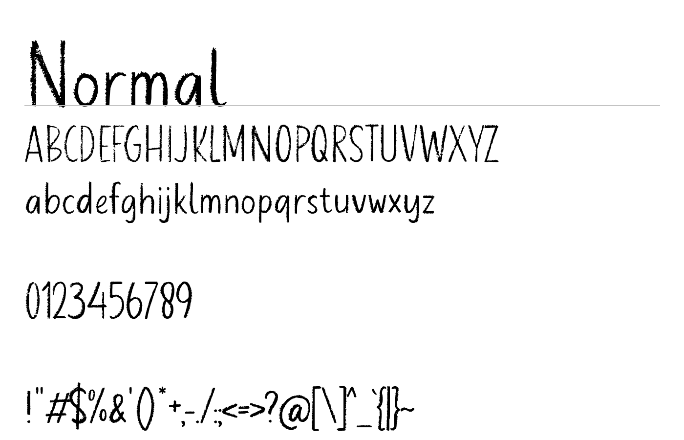 Planet Chalky Font preview