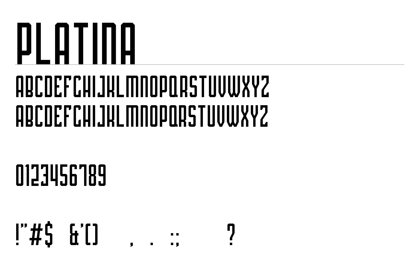 Platina preview