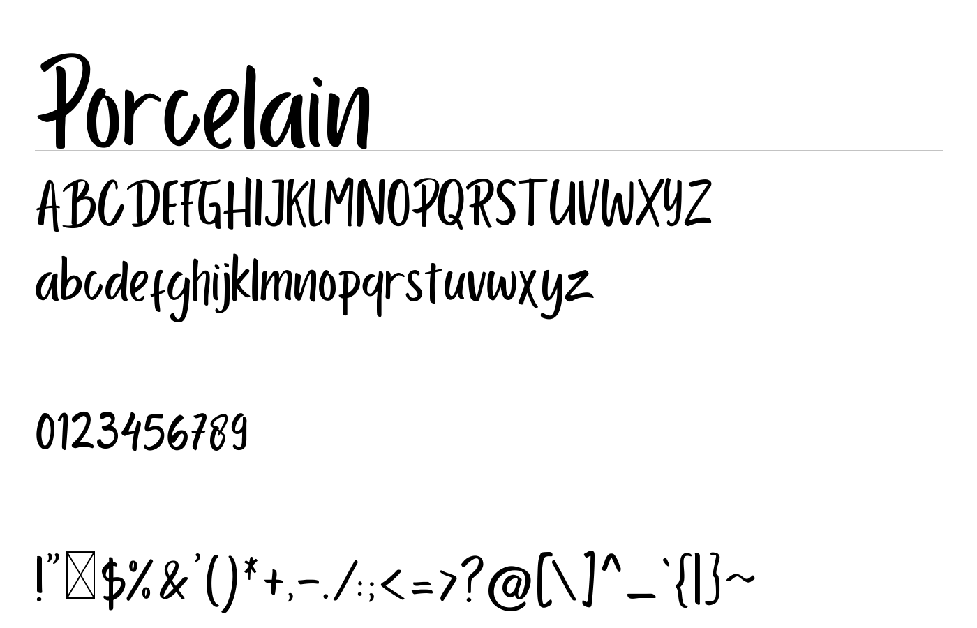 Porcelain preview