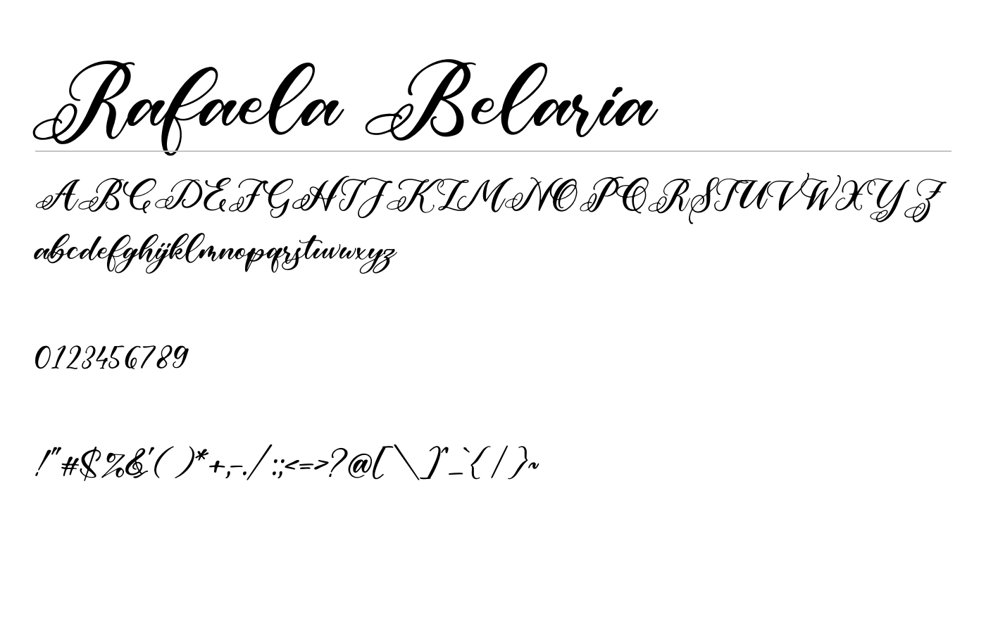 Rafaela Belaria Font preview