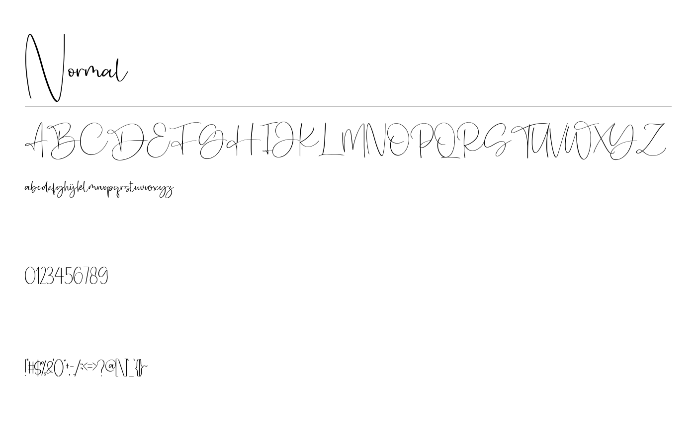 Rainsnight Font preview