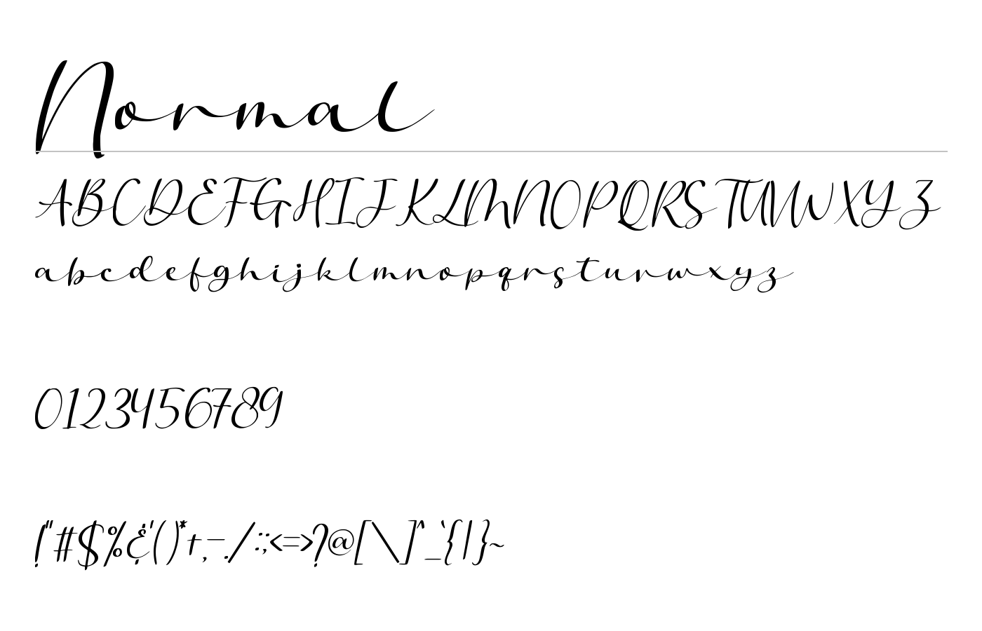 Refreshmind Font preview
