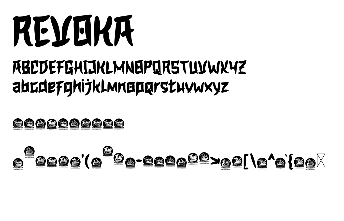 Revoka Font preview