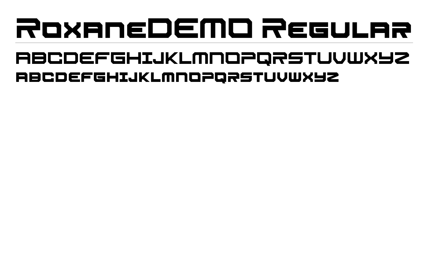 Roxane Font preview