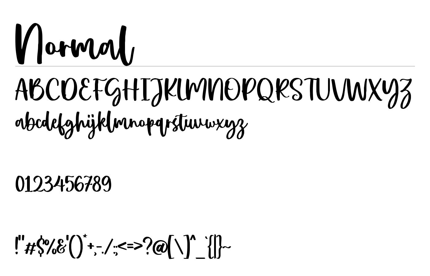 Senjakala Cerita Font preview