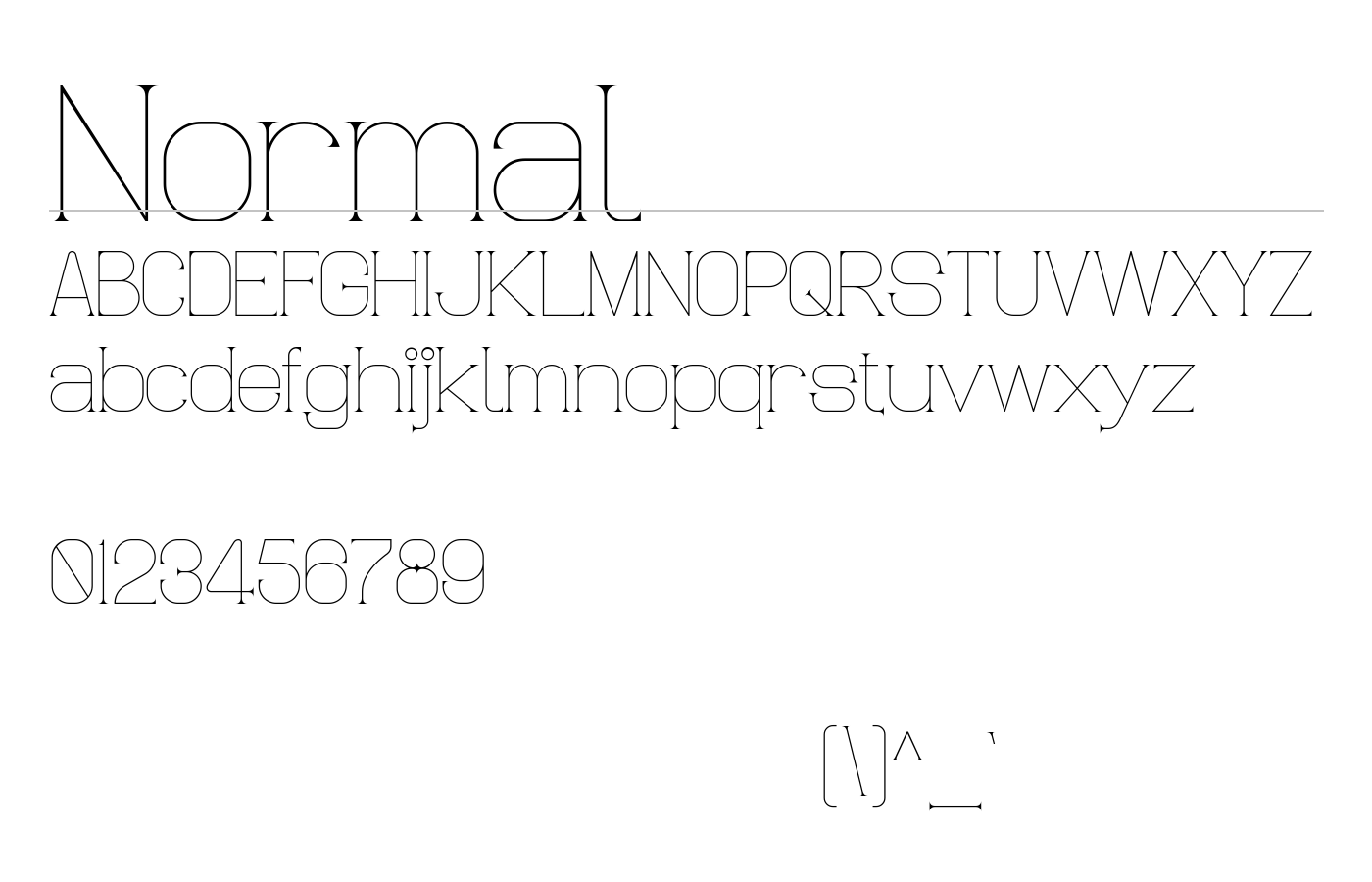 Shigeo Font preview