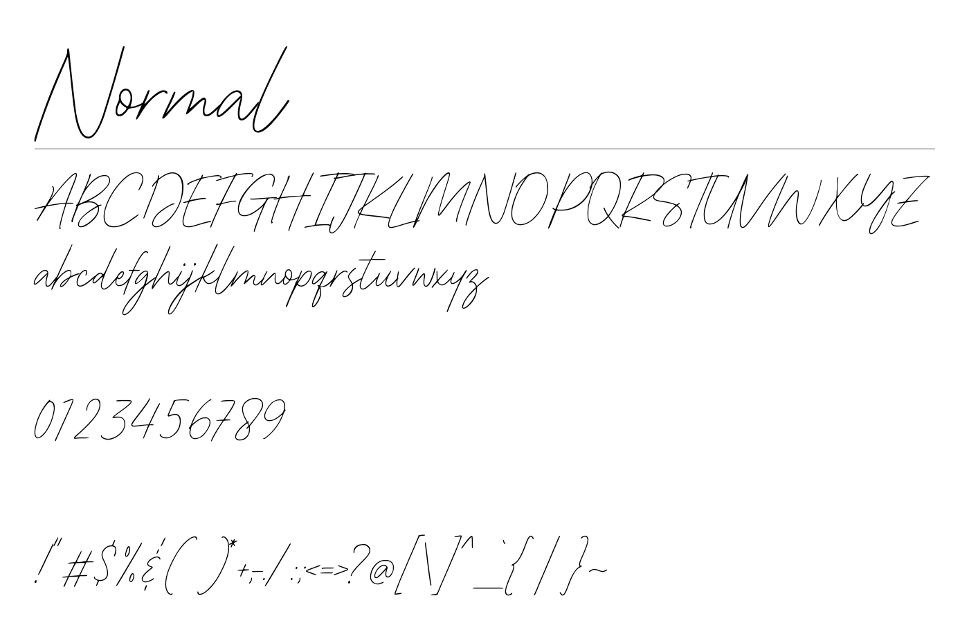 Shinymotion Font preview