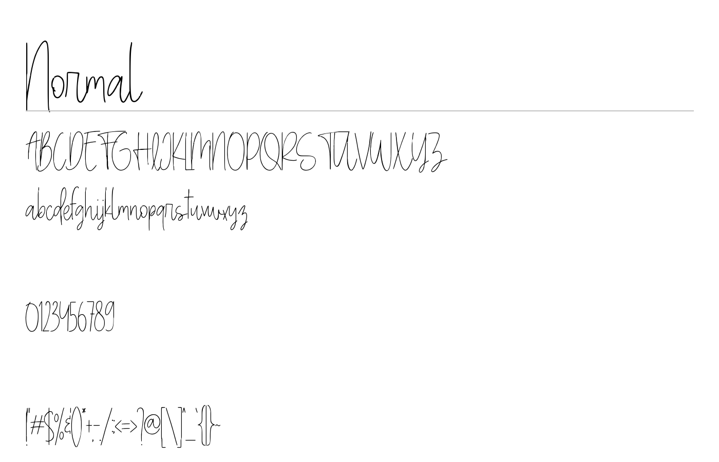 Sketchthiny Font preview