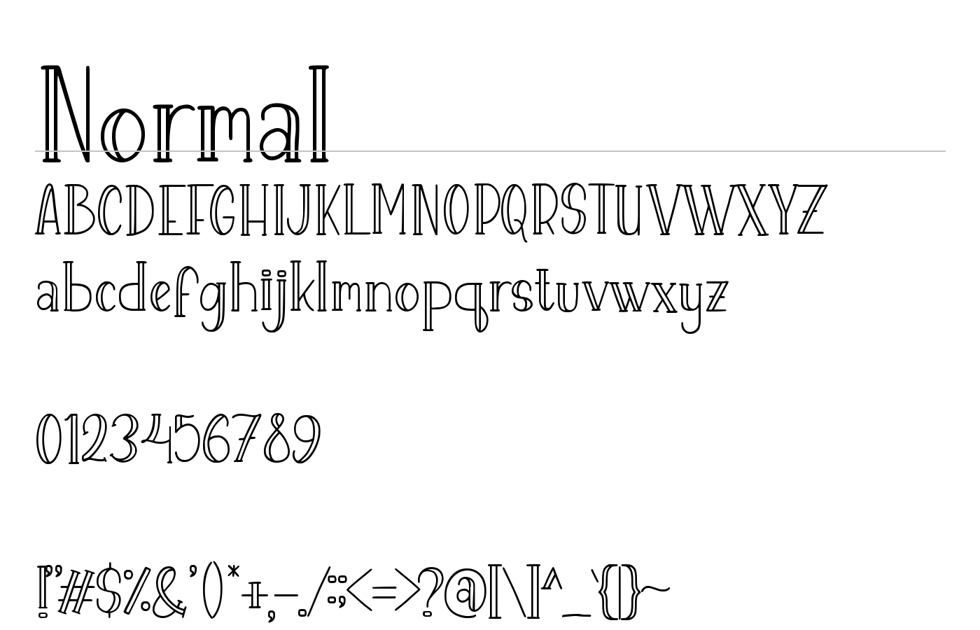 Social Tattoo Font preview