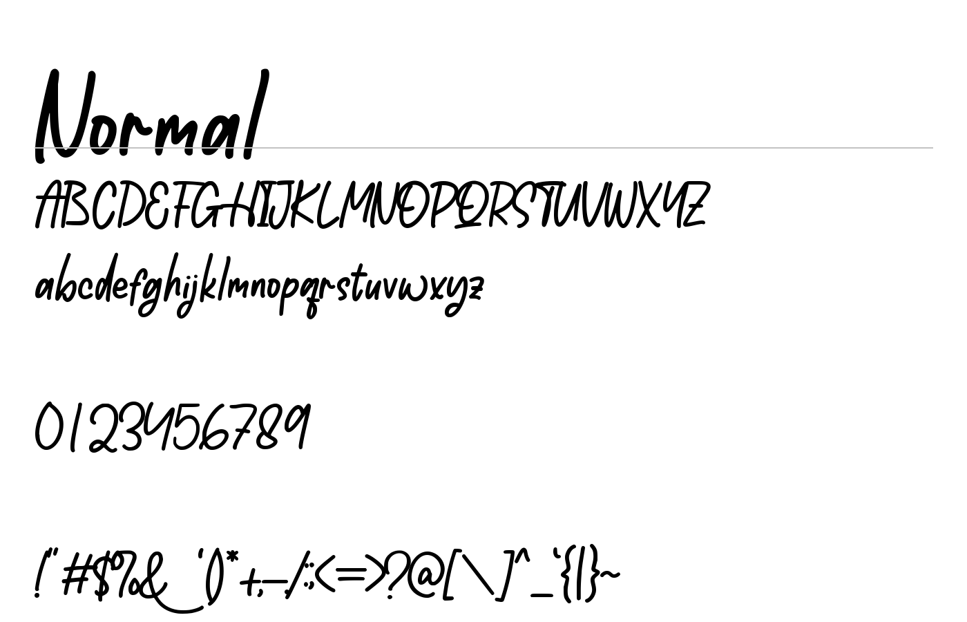Squashwill Font preview