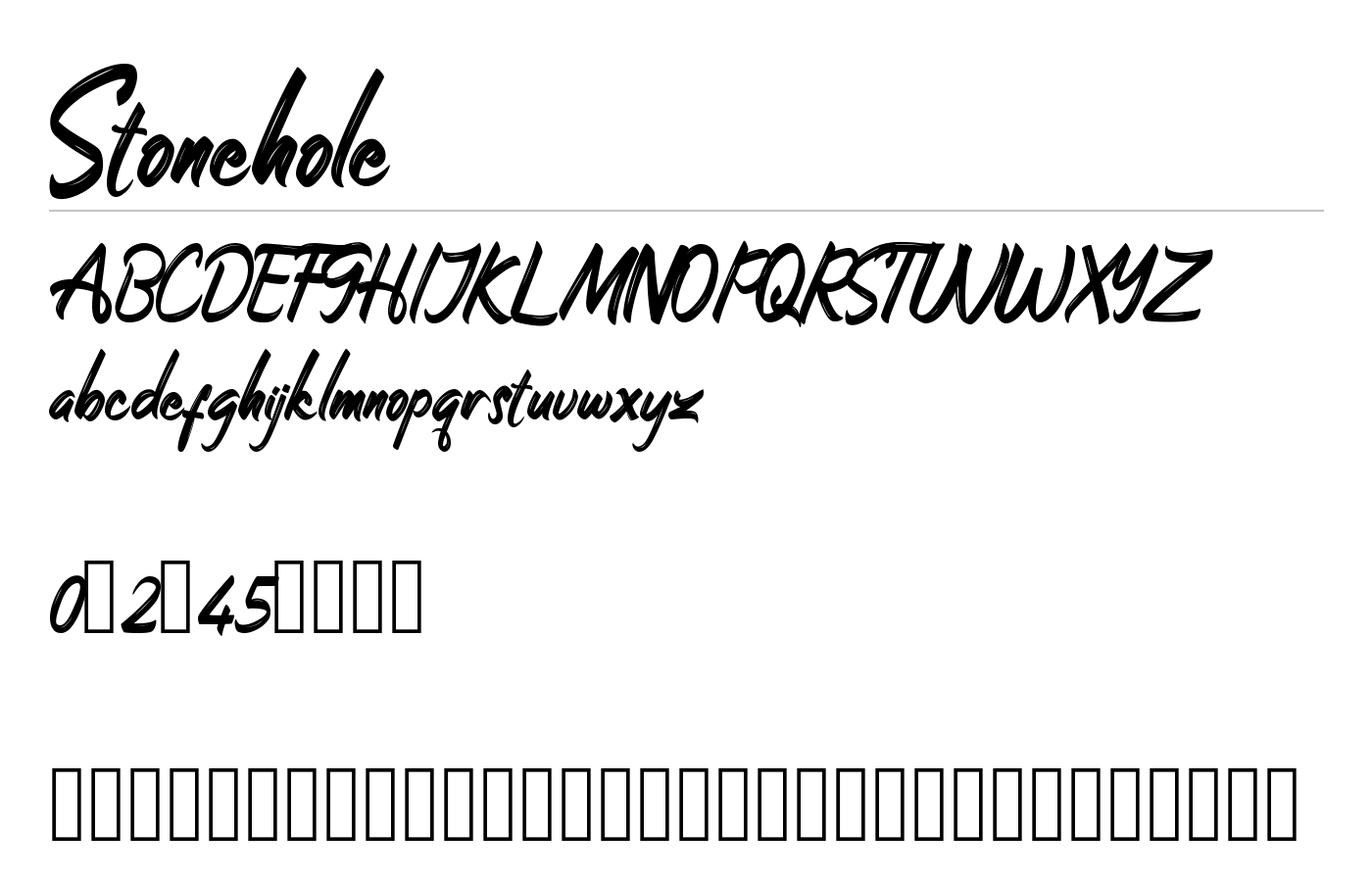 Stonehole Script Demo preview