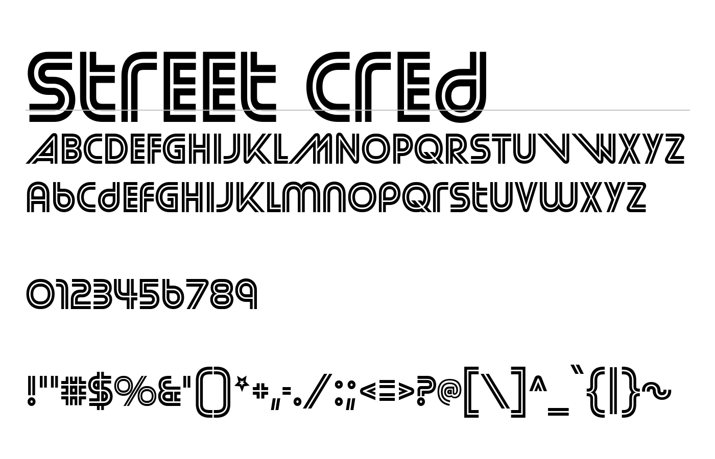 Street Cred preview