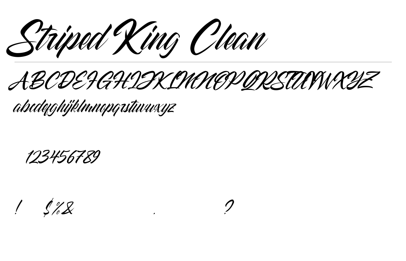 Striped King preview