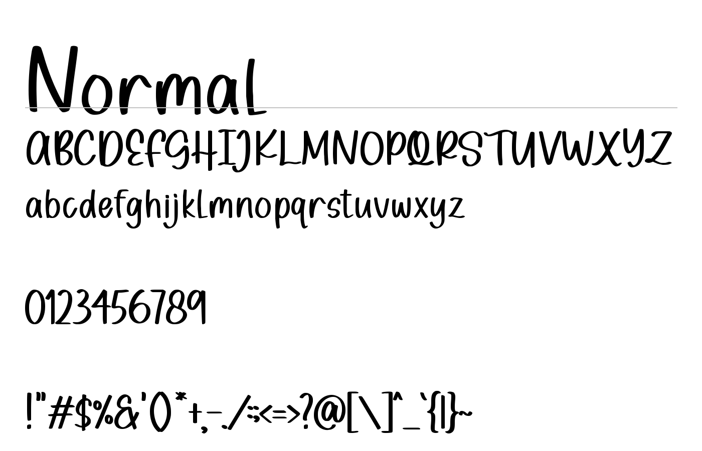 Sugar Cookie Font preview