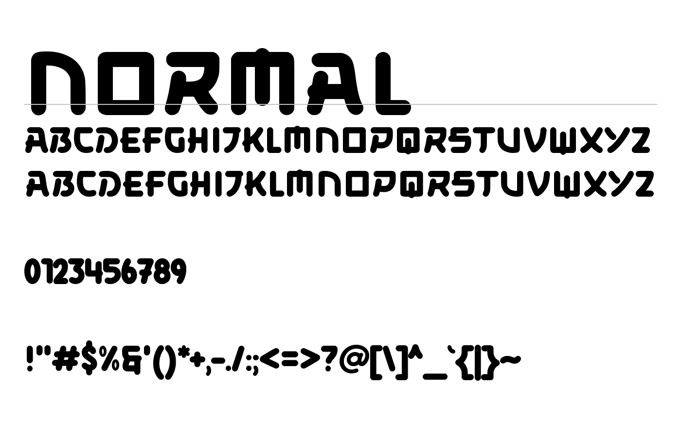 Sughoiy Font preview