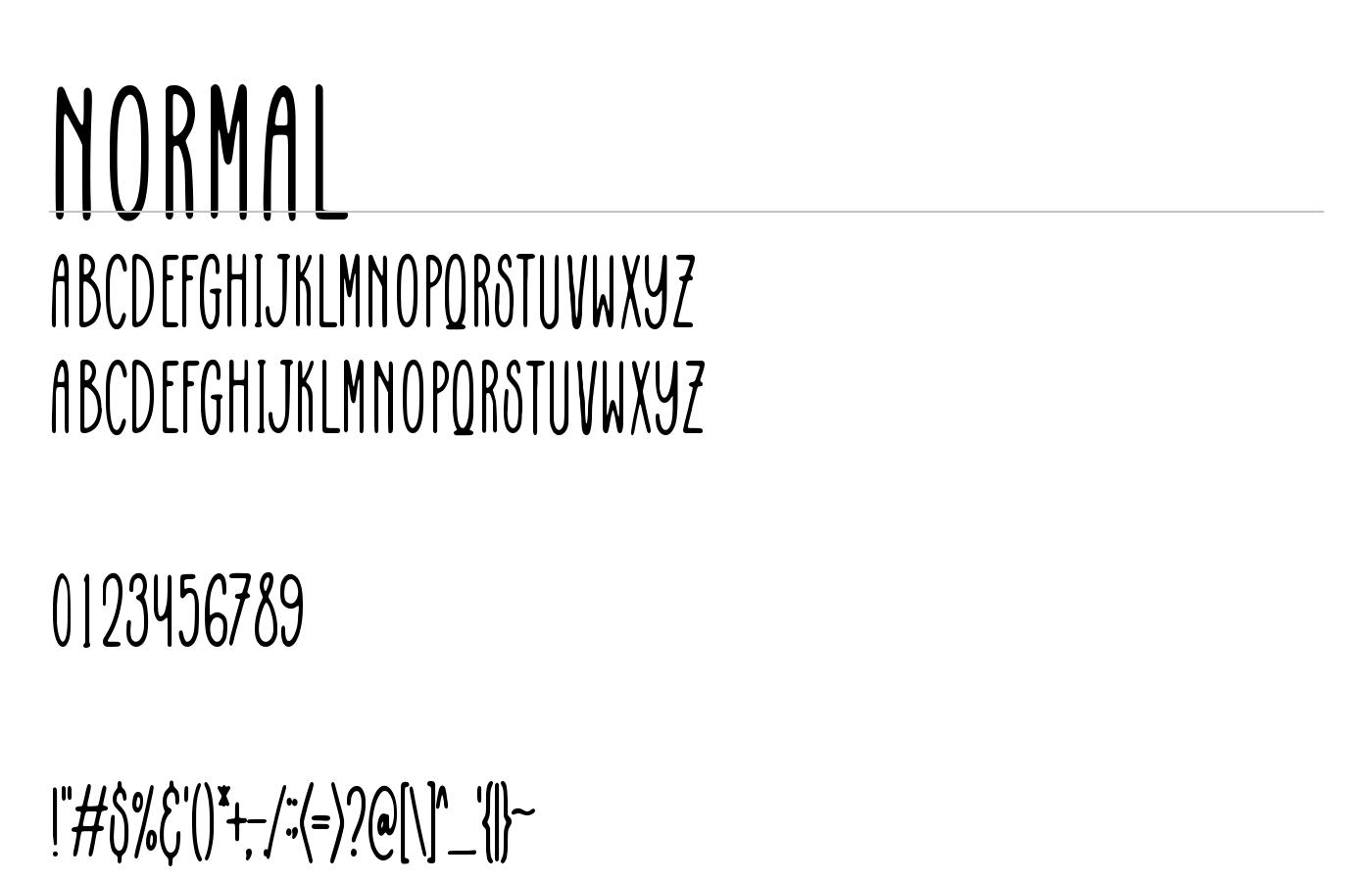 Sunday Writer Font preview
