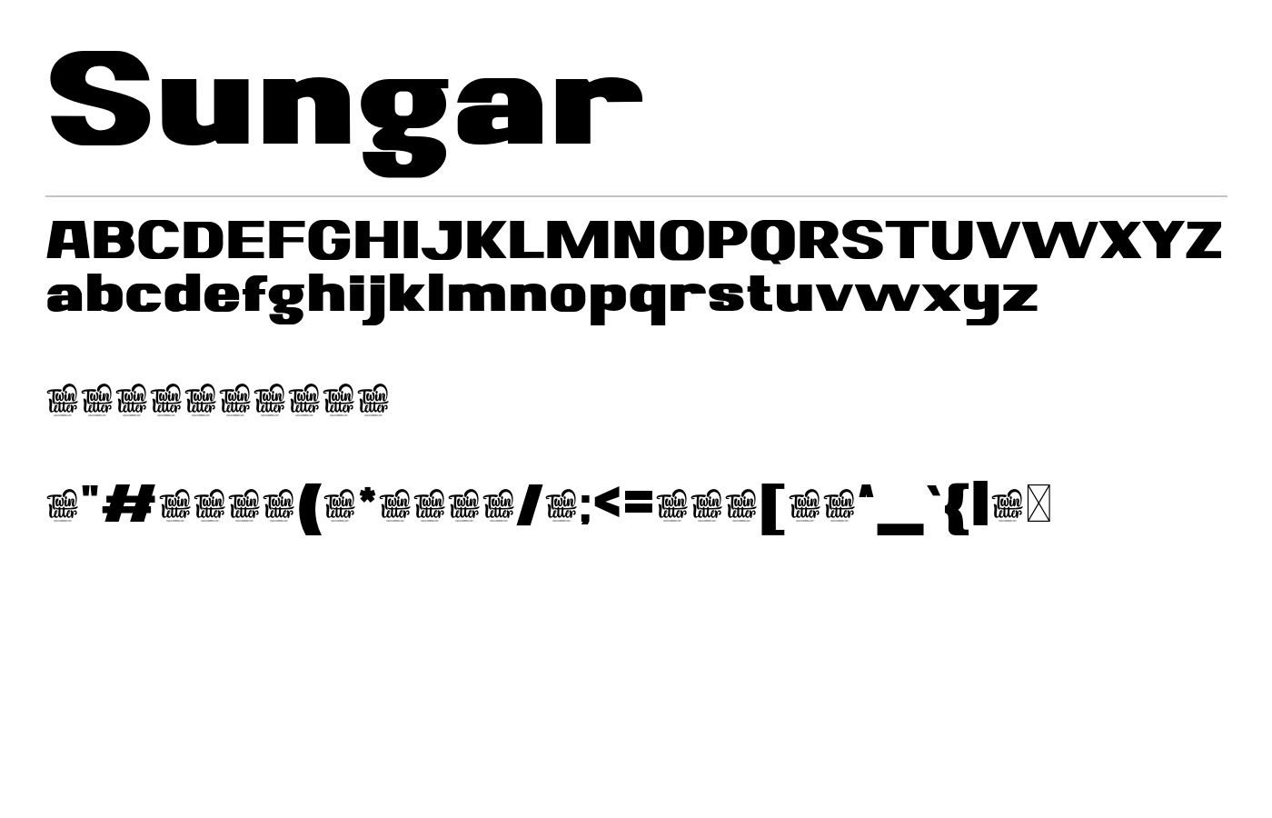 Sungar Font preview