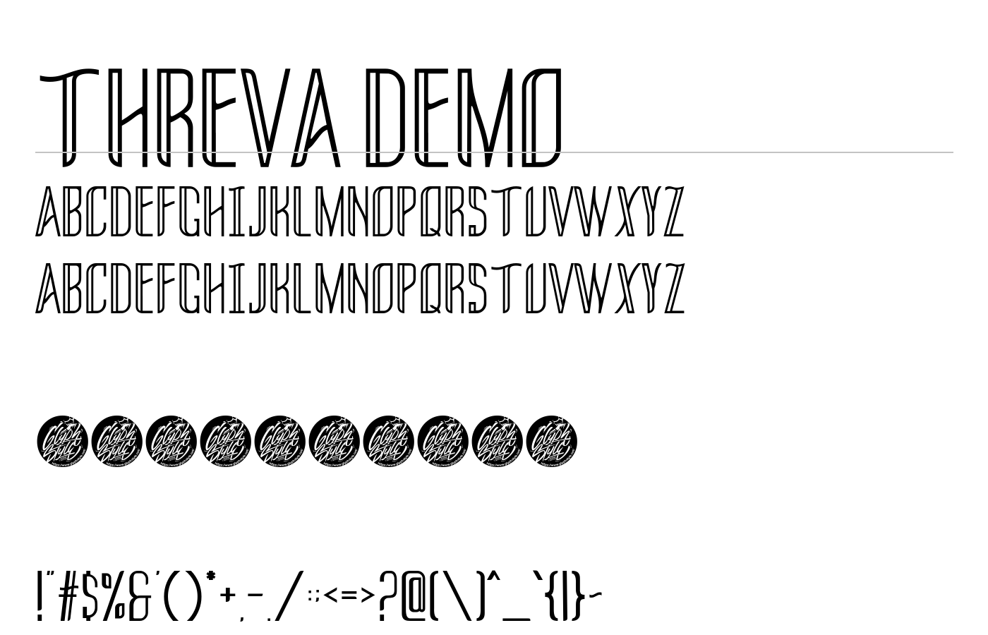 Threva Sans Font preview
