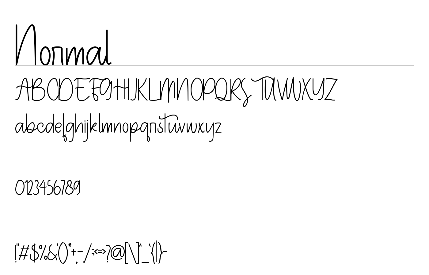 Unclefarms Font preview