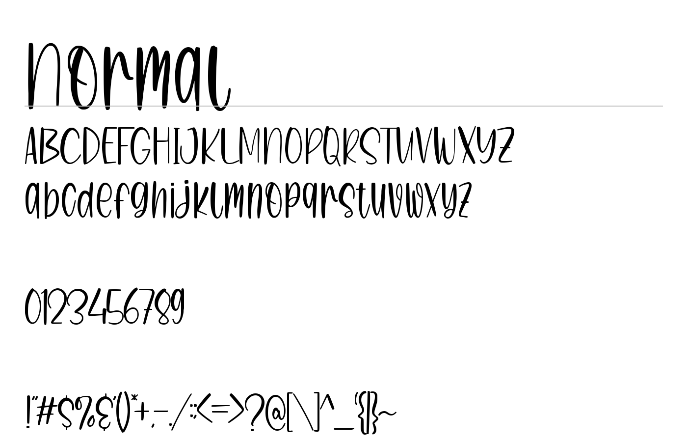 Unicorn Twister Font preview