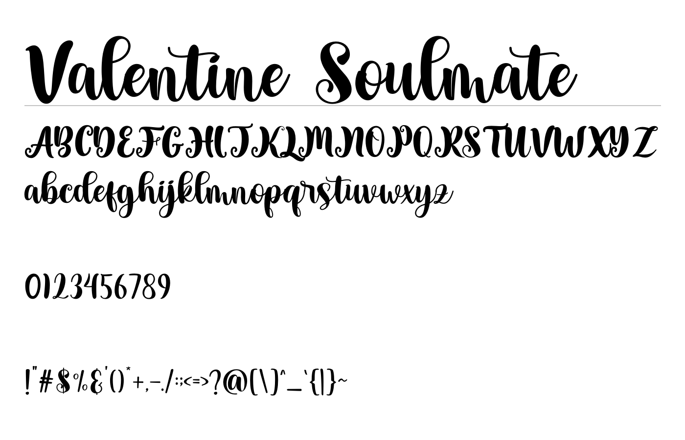 Valentine Soulmate preview