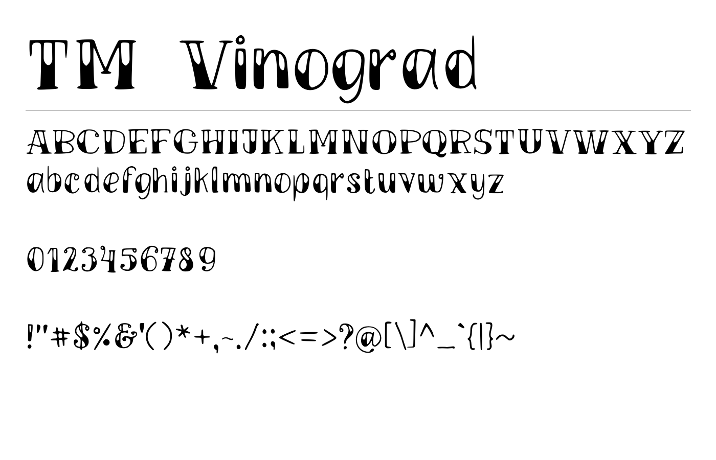 Vinograd preview