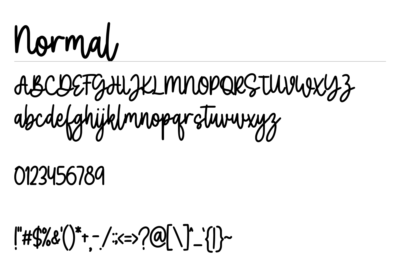 Yellowcean Font preview