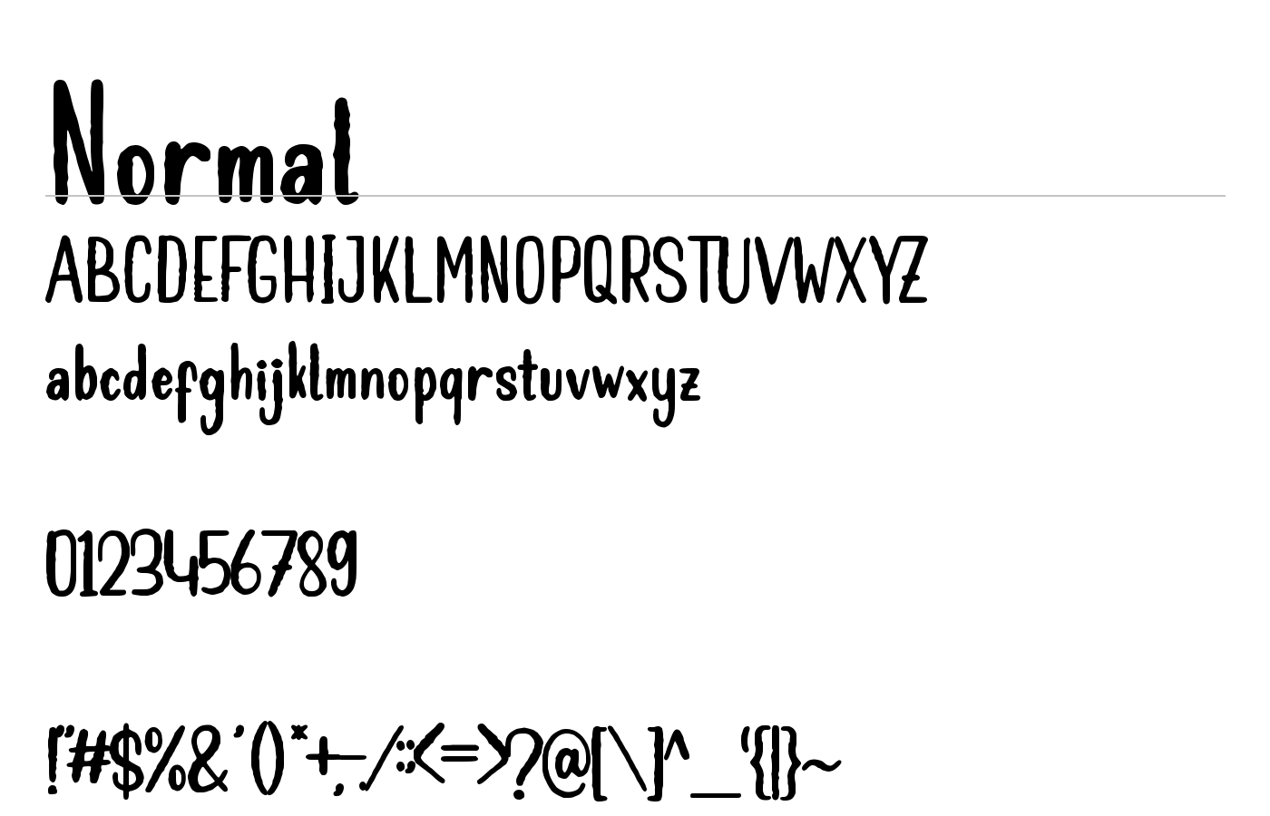 Yellowchalk Font preview