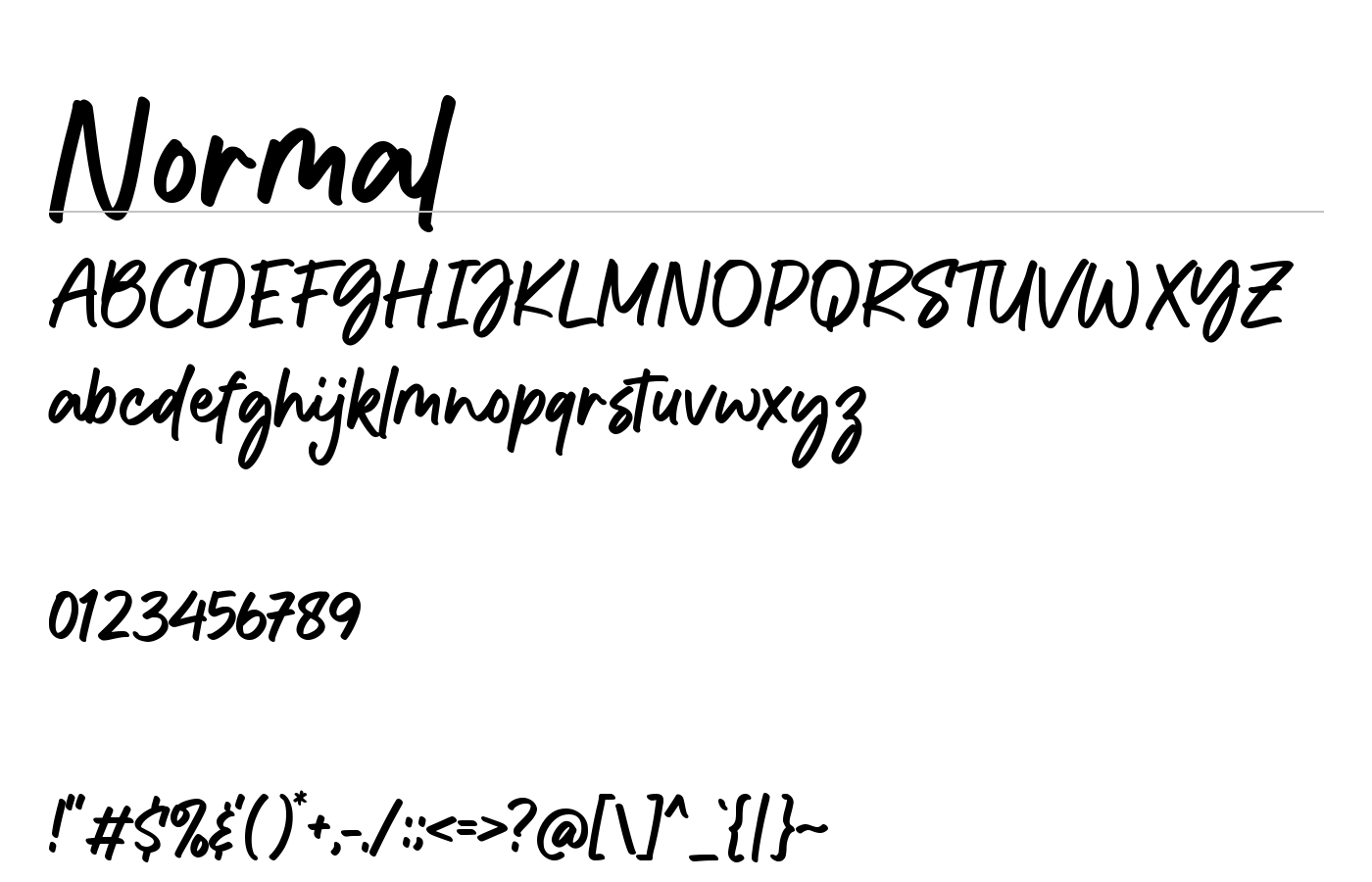 Youth Action Font preview