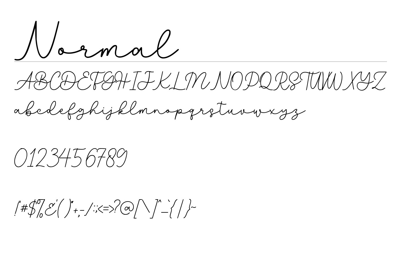Zoneliney Font preview