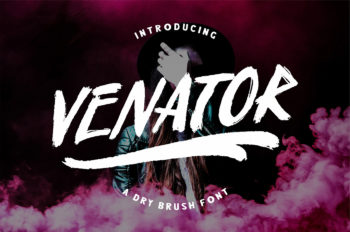 Free Venator Brush Font