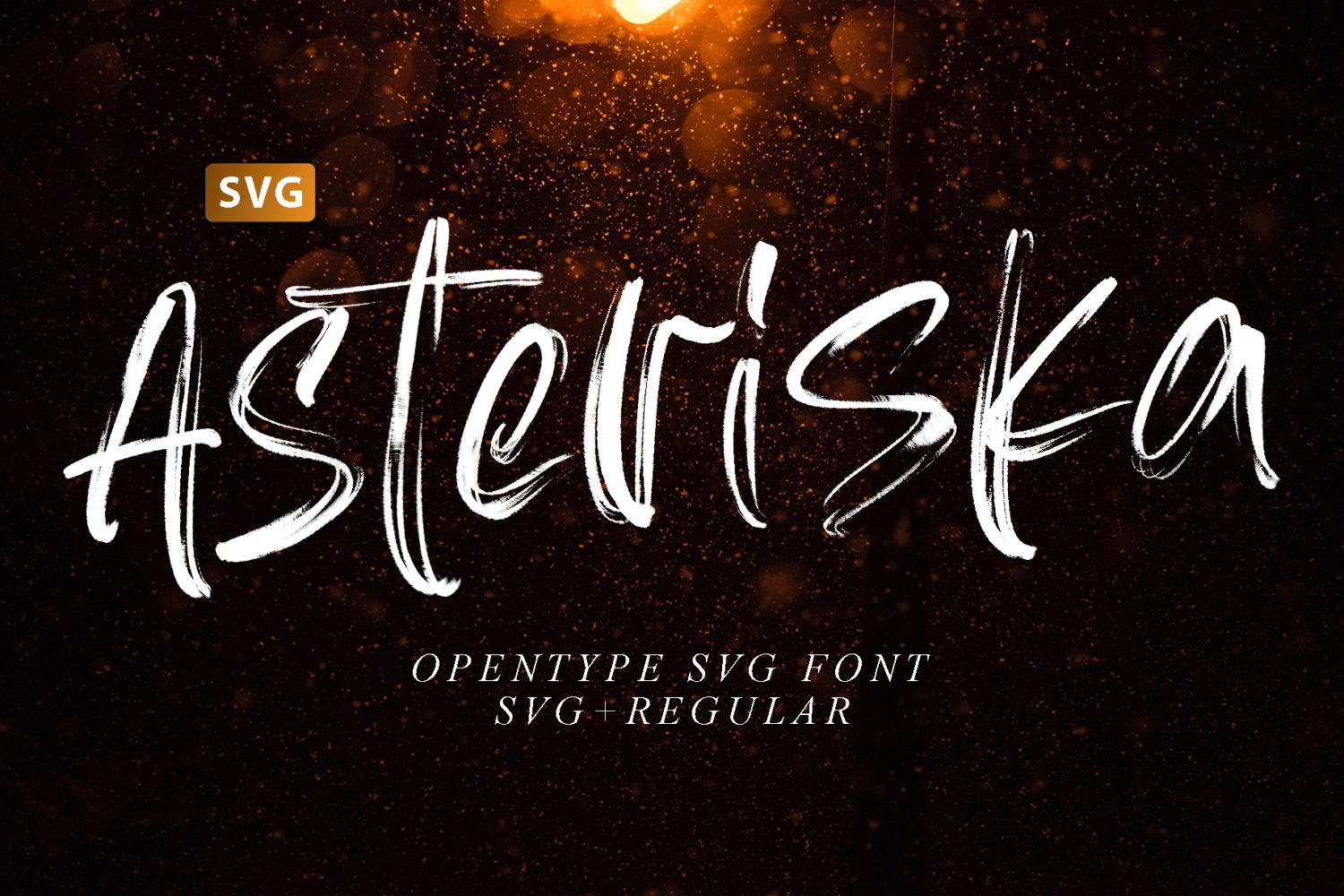 Asteriska Brush Font