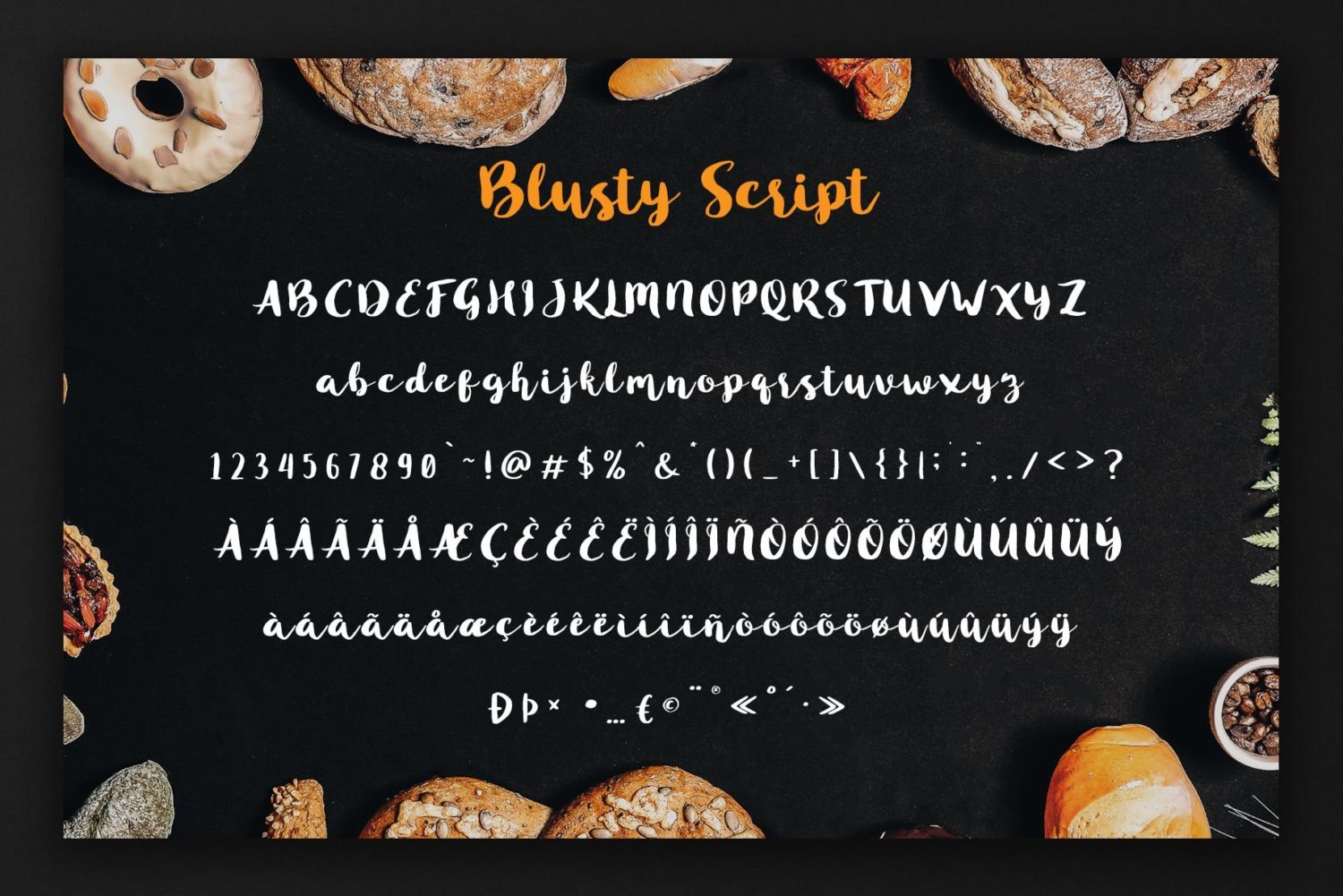 Blusty Script Font